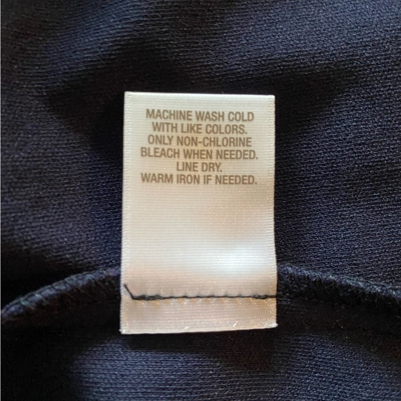 Dress Barn Turquoise Navy White Kerchief Dress Size 4 - Picture 11 of 11